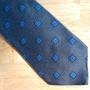 Gray and Blue Patterned Tie from Brooks Brothers